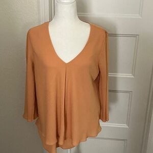 Frank Lyman Design Elegant Orange Top